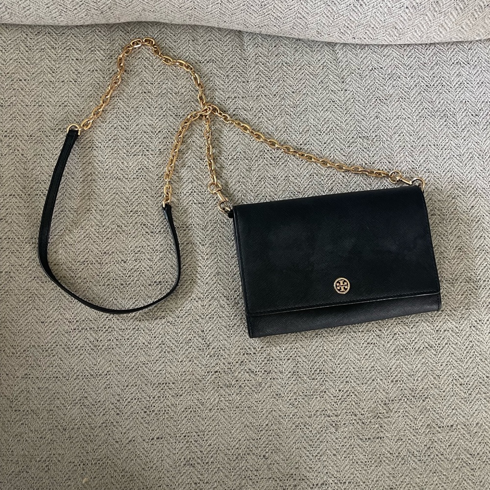Tory Burch Crossbody Bag with Gold Chain